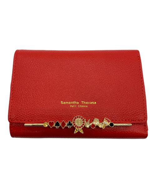 Samantha Thavasa PETIT CHOICE（サマンサタバサプチチョイス）Samantha Thavasa PETIT CHOICE (サマンサタバサプチチョイス) 3つ折り財布 レッドの古着・服飾アイテム