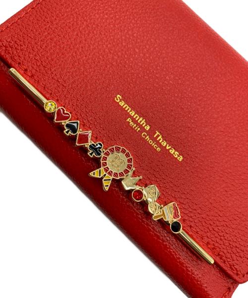 Samantha Thavasa PETIT CHOICE（サマンサタバサプチチョイス）Samantha Thavasa PETIT CHOICE (サマンサタバサプチチョイス) 3つ折り財布 レッドの古着・服飾アイテム