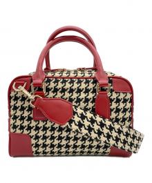 Samantha Thavasa（サマンサタバサ）の古着「2WAYバッグ」｜レッド×ブラック×ベージュ