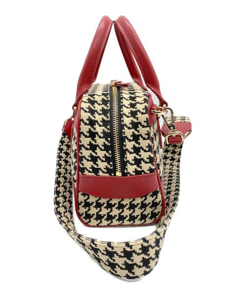 Samantha Thavasa（サマンサタバサ）Samantha Thavasa (サマンサタバサ) 2WAYバッグ レッド×ブラック×ベージュの古着・服飾アイテム