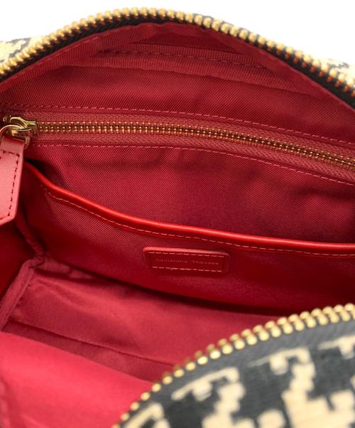Samantha Thavasa（サマンサタバサ）Samantha Thavasa (サマンサタバサ) 2WAYバッグ レッド×ブラック×ベージュの古着・服飾アイテム