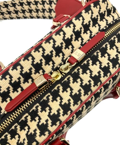 Samantha Thavasa（サマンサタバサ）Samantha Thavasa (サマンサタバサ) 2WAYバッグ レッド×ブラック×ベージュの古着・服飾アイテム