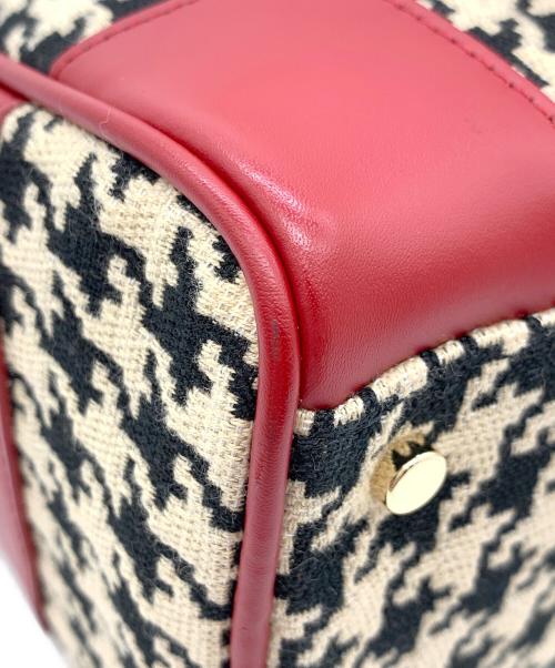 Samantha Thavasa（サマンサタバサ）Samantha Thavasa (サマンサタバサ) 2WAYバッグ レッド×ブラック×ベージュの古着・服飾アイテム