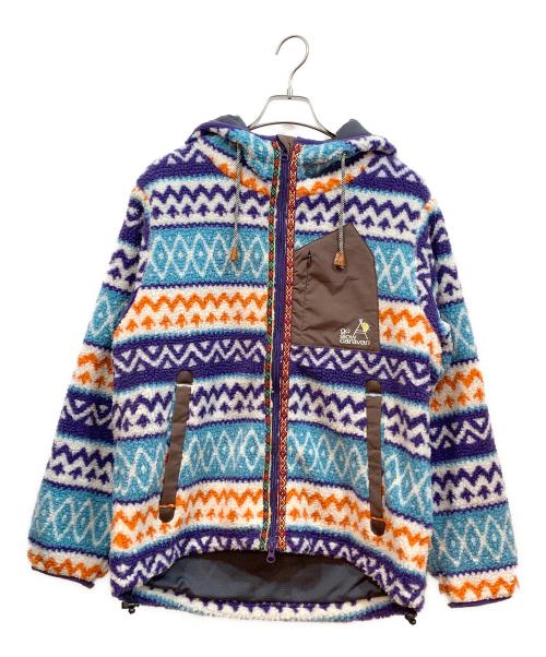 go slow caravan（ゴースローキャラバン）go slow caravan (ゴースローキャラバン) ボアジャケット ブルー サイズ:Lの古着・服飾アイテム