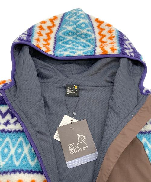 go slow caravan（ゴースローキャラバン）go slow caravan (ゴースローキャラバン) ボアジャケット ブルー サイズ:Lの古着・服飾アイテム