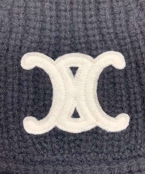 CELINE（セリーヌ）CELINE (セリーヌ) トリオンフ クロシェ バケットハット ブラック サイズ:TUの古着・服飾アイテム