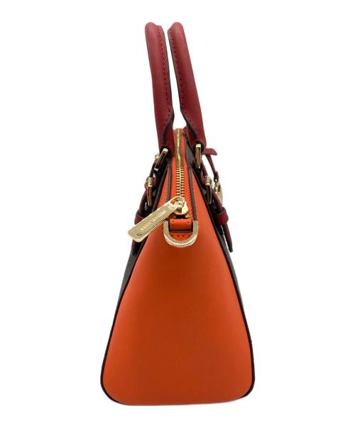 MICHAEL KORS（マイケル・コース）MICHAEL KORS (マイケル・コース) 2WAYバッグ オレンジ×ブラウンの古着・服飾アイテム