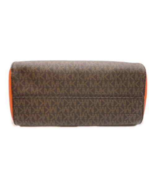 MICHAEL KORS（マイケル・コース）MICHAEL KORS (マイケル・コース) 2WAYバッグ オレンジ×ブラウンの古着・服飾アイテム