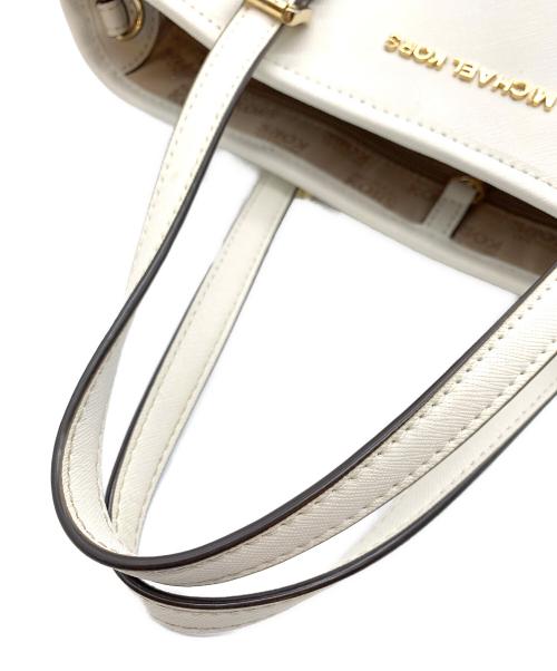 MICHAEL KORS（マイケル・コース）MICHAEL KORS (マイケル・コース) 2WAYバッグ ホワイトの古着・服飾アイテム