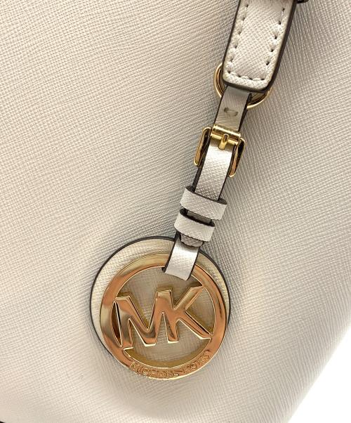 MICHAEL KORS（マイケル・コース）MICHAEL KORS (マイケル・コース) 2WAYバッグ ホワイトの古着・服飾アイテム