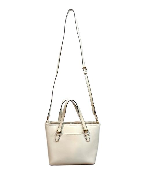 MICHAEL KORS（マイケル・コース）MICHAEL KORS (マイケル・コース) 2WAYバッグ ホワイトの古着・服飾アイテム