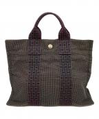 HERMESエルメス）の古着「ハンドバッグ エールライン」｜グレー