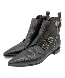 LOUIS VUITTON（ルイ ヴィトン）の古着「サイドジップブーツ」｜ブラック