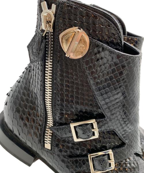 LOUIS VUITTON（ルイ ヴィトン）LOUIS VUITTON (ルイ ヴィトン) サイドジップブーツ ブラック サイズ:38 1/2の古着・服飾アイテム