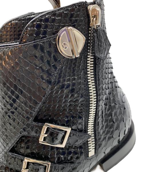 LOUIS VUITTON（ルイ ヴィトン）LOUIS VUITTON (ルイ ヴィトン) サイドジップブーツ ブラック サイズ:38 1/2の古着・服飾アイテム