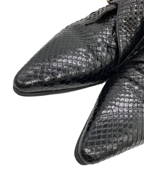 LOUIS VUITTON（ルイ ヴィトン）LOUIS VUITTON (ルイ ヴィトン) サイドジップブーツ ブラック サイズ:38 1/2の古着・服飾アイテム