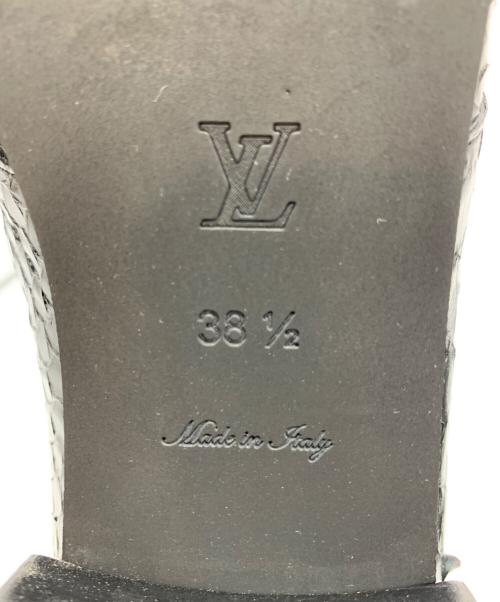 LOUIS VUITTON（ルイ ヴィトン）LOUIS VUITTON (ルイ ヴィトン) サイドジップブーツ ブラック サイズ:38 1/2の古着・服飾アイテム