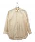 AURALEE（オーラリー）の古着「HARD TWIST FINX ORGANDY STRIPE SHIRT」｜ベージュ