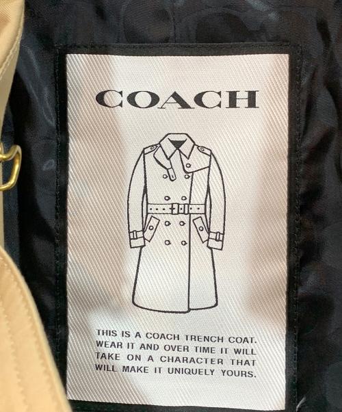 COACH（コーチ）COACH (コーチ) トレンチコート ベージュ サイズ:Sの古着・服飾アイテム
