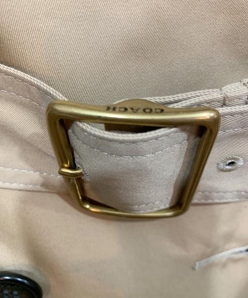 COACH（コーチ）COACH (コーチ) トレンチコート ベージュ サイズ:Sの古着・服飾アイテム