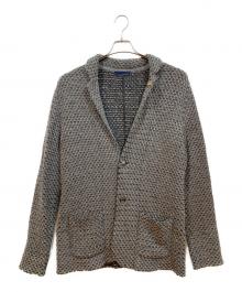 LARDINI（ラルディーニ）の古着「ニットジャケット」｜グレー