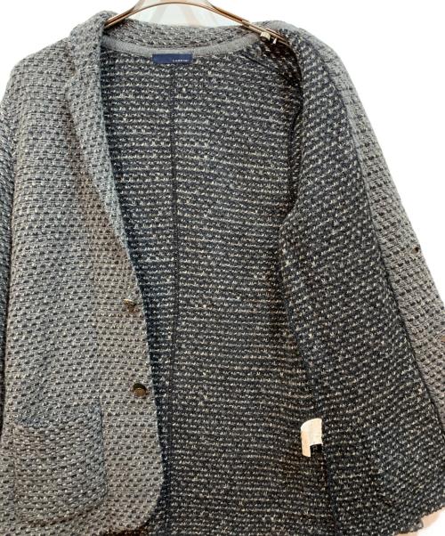 LARDINI（ラルディーニ）LARDINI (ラルディーニ) ニットジャケット グレー サイズ:4の古着・服飾アイテム
