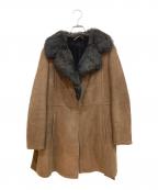 不明フメイ）の古着「ムートンコート」｜ブラウン