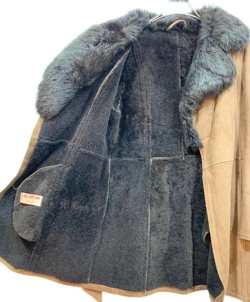 不明（フメイ）不明 (フメイ) ムートンコート ブラウン サイズ:38の古着・服飾アイテム