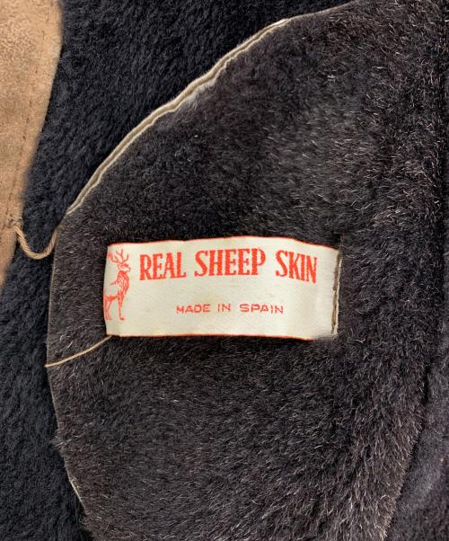 不明（フメイ）不明 (フメイ) ムートンコート ブラウン サイズ:38の古着・服飾アイテム