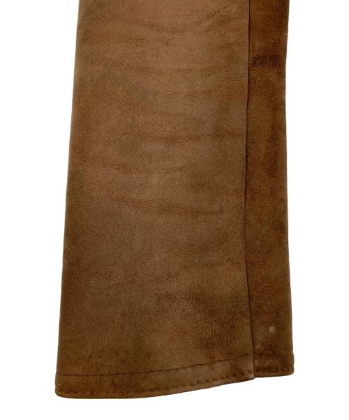 不明（フメイ）不明 (フメイ) ムートンコート ブラウン サイズ:38の古着・服飾アイテム