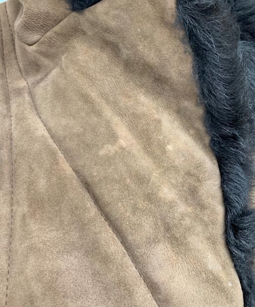 不明（フメイ）不明 (フメイ) ムートンコート ブラウン サイズ:38の古着・服飾アイテム