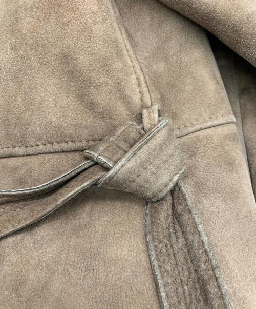 不明（フメイ）不明 (フメイ) ムートンコート ブラウン サイズ:38の古着・服飾アイテム