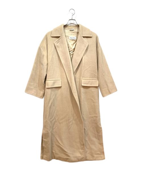 MaxMara（マックスマーラ）MaxMara (マックスマーラ) チェスターコート ベージュ サイズ:USA6の古着・服飾アイテム