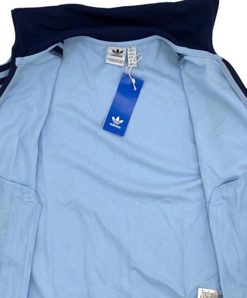 adidas（アディダス）adidas (アディダス) トラックジャケット スカイブルー×ネイビー サイズ:M 未使用品の古着・服飾アイテム