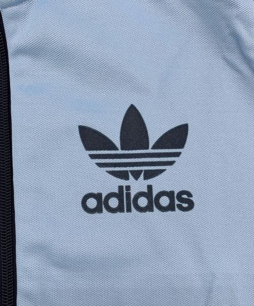 adidas（アディダス）adidas (アディダス) トラックジャケット スカイブルー×ネイビー サイズ:M 未使用品の古着・服飾アイテム