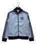 adidas（アディダス）の古着「トラックジャケット」｜スカイブルー×ネイビー