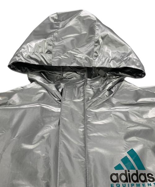 adidas（アディダス）adidas (アディダス) メタリック ウインドブレーカー シルバー サイズ:S 未使用品の古着・服飾アイテム