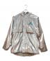 adidas（アディダス）の古着「メタリック ウインドブレーカー」｜シルバー