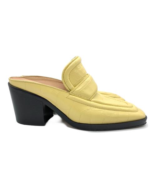 BOTTEGA VENETA（ボッテガベネタ）BOTTEGA VENETA (ボッテガベネタ) ミュール ベージュ×ブラック サイズ:36の古着・服飾アイテム