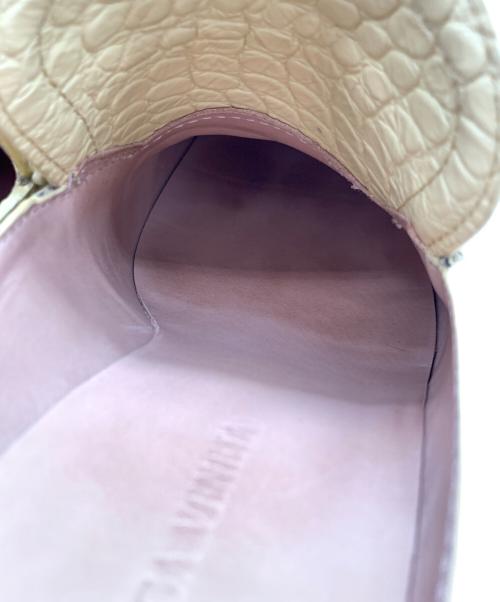 BOTTEGA VENETA（ボッテガベネタ）BOTTEGA VENETA (ボッテガベネタ) ミュール ベージュ×ブラック サイズ:36の古着・服飾アイテム