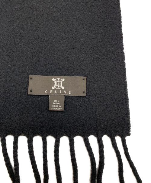 CELINE（セリーヌ）CELINE (セリーヌ) マフラー ブラックの古着・服飾アイテム