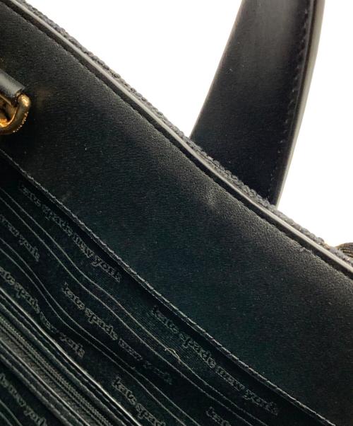 Kate Spade（ケイトスペード）Kate Spade (ケイトスペード) ラージトートバッグ ブラックの古着・服飾アイテム