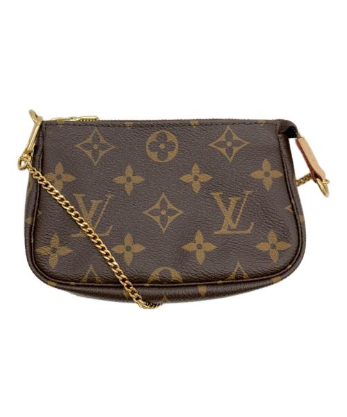 LOUIS VUITTON（ルイ ヴィトン）LOUIS VUITTON (ルイ ヴィトン) ミニ・ポシェット・アクセソワール ブラウンの古着・服飾アイテム