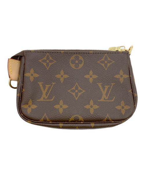 LOUIS VUITTON（ルイ ヴィトン）LOUIS VUITTON (ルイ ヴィトン) ミニ・ポシェット・アクセソワール ブラウンの古着・服飾アイテム