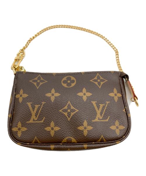 LOUIS VUITTON（ルイ ヴィトン）LOUIS VUITTON (ルイ ヴィトン) ミニ・ポシェット・アクセソワール ブラウンの古着・服飾アイテム