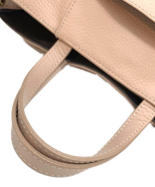 russet（ラシット）russet (ラシット) レザーショルダーバッグ ピンクの古着・服飾アイテム