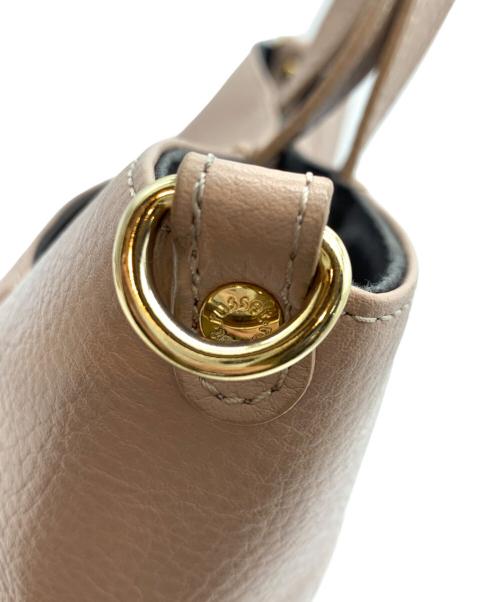 russet（ラシット）russet (ラシット) レザーショルダーバッグ ピンクの古着・服飾アイテム