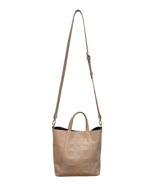 russet（ラシット）russet (ラシット) レザーショルダーバッグ ピンクの古着・服飾アイテム