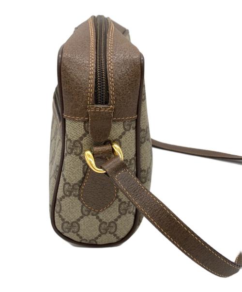 GUCCI（グッチ）GUCCI (グッチ) ショルダーバッグ ベージュ×ブラウンの古着・服飾アイテム
