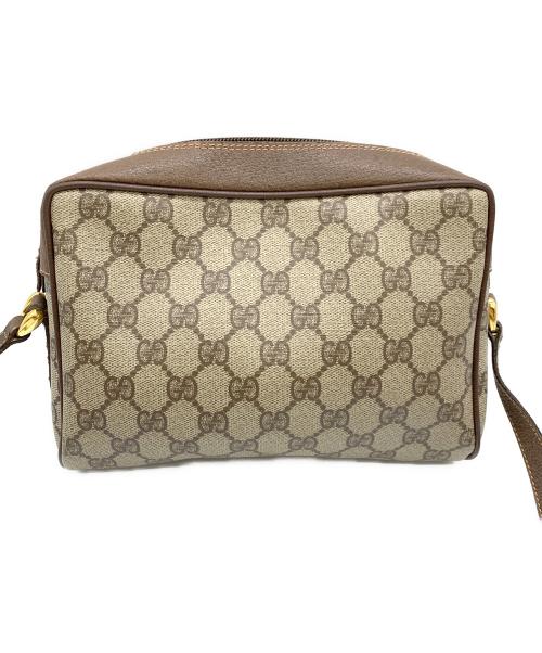 GUCCI（グッチ）GUCCI (グッチ) ショルダーバッグ ベージュ×ブラウンの古着・服飾アイテム